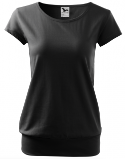 dámske tričko s menom a korunkou CITY farba trička: čierna, Veľkosť: XL