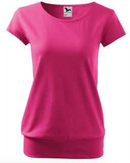 dámske tričko s menom a korunkou CITY farba trička: malinová, Veľkosť: XL