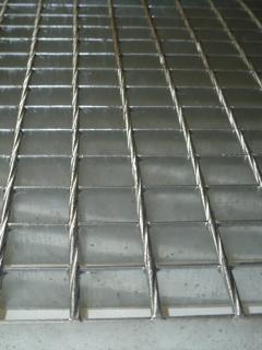 Podlahový oceľový rošt SP/34x38/30x2/150x1000, Zn