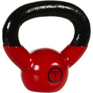 Kettlebell činka 2 kg MOVIT s vinylovým povrchom