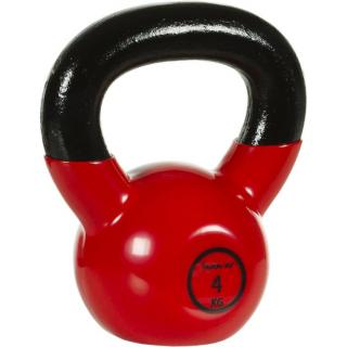 Kettlebell činka 4 kg MOVIT s vinylovým povrchom