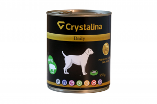 Crystalina Daily canned - 100% bravčové Hmotnosť: 12 x 410 g