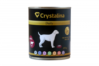 Crystalina Daily canned - 100% hovädzie Hmotnosť: 410 g