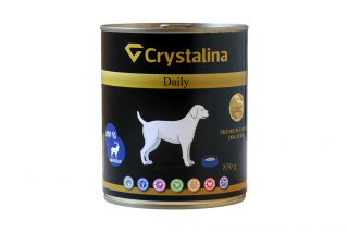 Crystalina Daily canned - 100% jelenina Hmotnosť: 410 g