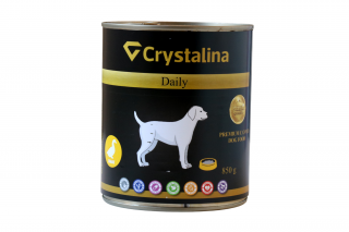 Crystalina Daily canned - Kačka s ryžou a repou Hmotnosť: 12 x 410 g