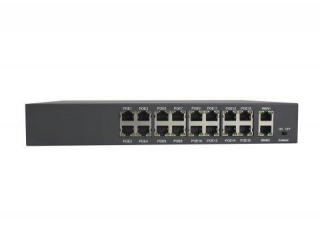 HT162 16-PORT 10/100 + 2-PORT 10/100/1000M SWITCH WITH 16-PORT POE  IEEE 802.3af (6063) (Monitorrs Security)