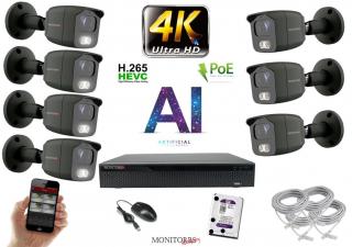 Monitorrs Security 4K IP 7 kamerový set 8 Mpix GTube (6379K7) (Monitorrs Security)