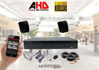 Monitorrs Security AHD 2 kamerový set  2 MPix Tube (6030K2) (Monitorrs Security)