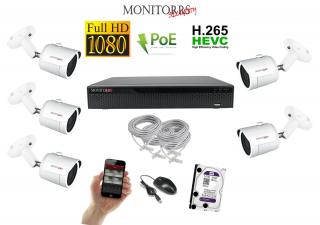 Monitorrs Security IP 5 kamerový set 2 Mpix WTube (6002K5) (Monitorrs Security)