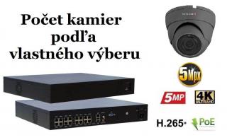 Monitorrs Security IP kamerový set 5 Mpix GDome (6081K8+) (Monitorrs Security)