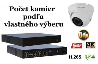 Monitorrs Security IP kamerový set 5 Mpix WDome (6080K8+) (Monitorrs Security)