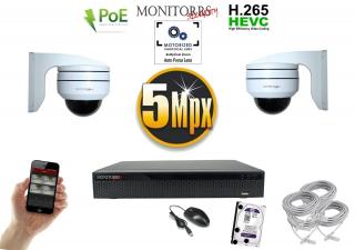 Monitorrs Security PTZ 2 kamerový set 5MPix (6008k2) (Monitorrs Security)