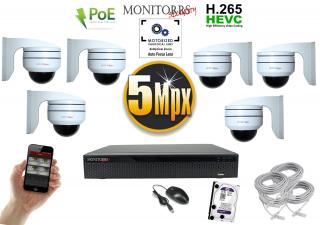 Monitorrs Security PTZ 6 kamerový set 5MPix (6008k6) (Monitorrs Security)