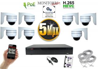 Monitorrs Security PTZ 7 kamerový set 5MPix (6008k7) (Monitorrs Security)