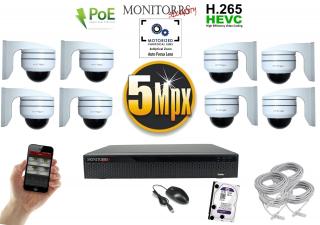 Monitorrs Security PTZ 8 kamerový set 5MPix (6008k8) (Monitorrs Security)