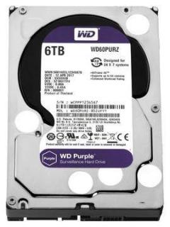 WD 6TB HDD PURPLE / WD20PURZ / SATAIII / INTEr 3,5" / 5400RPM /64MB (WD pevný disk)