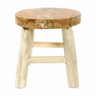 BAZAR BIZAR The Kedut Stool - Natural lavica