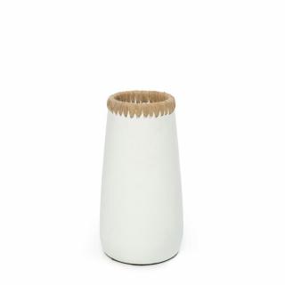 BAZAR BIZAR The Sneaky Vase - White Natural - M váza