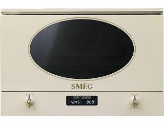 SMEG Coloniale vstavaná mikrovlnná rúra MP822PO krémová/mosadz + 5 ročná záruka zdarma