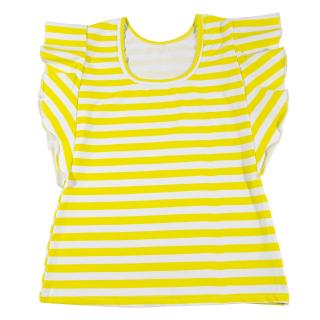 Dámske tričko s volánikom lemon stripes
