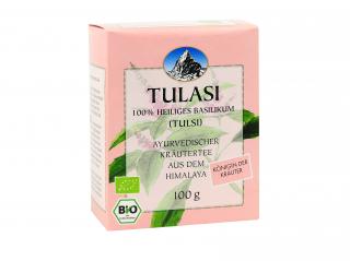 BIO Ajurvédsky čaj Tulasi - sypaný (Liečivý čaj na podporu dýchacích ciest, imunity a pečene)