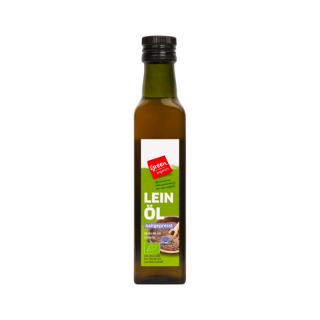 BIO Ľanový olej Green Organicss 250ml (Ľanový olej lisovaný za studena)