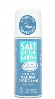 Deo roll-on Salt of the Earth OCEAN  COCONUT - 75ml (Pre mužov aj ženy, obsahuje éterické oleje melónu, citrusov a kokosu)