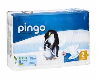 PINGO Ekoplienky MINI 3-6kg 42ks (Vysoko kvalitné ekologické jednorazové plienky )