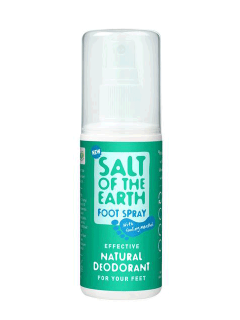 Sprejový dezodorant na nohy Salt of the Earth 100ml (Svieži pocit a úľava pre vaše nohy )