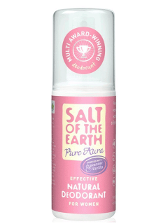 Sprejový dezodorant Salt of the Earth levanduľa a vanilka 100ml (Z minerálnych solí a rastlinných výťažkov)