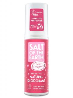 Sprejový dezodorant Salt of the Earth sladká jahoda 100ml (Ideálna voľba pre všetky malé slečny)