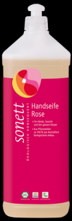 Tekuté mydlo Ruža 1l (Jemné mydlo s príjemnou vôňou ruže)