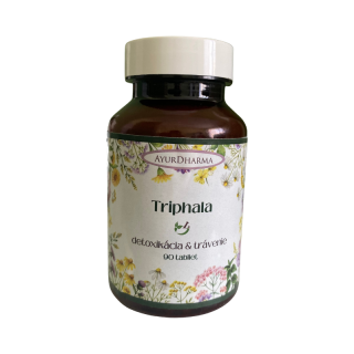 Triphala AYURDHARMA - tablety (Ajurvédsky doplnok pre zdravú hmotnosť a detoxikáciu)