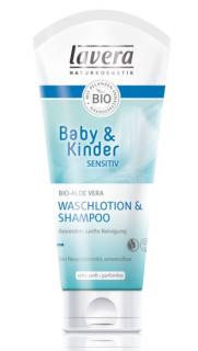 Vlasový a telový detský šampón SENSITIV 200ml (Pre každodenné čistenie pokožky a vlasov)