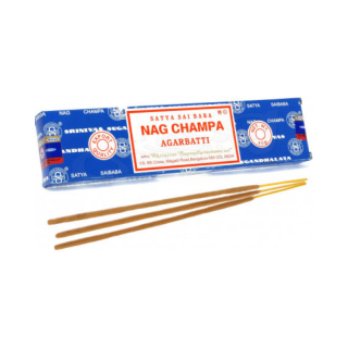 Vonné tyčinky Nag Champa 15g (Prírodné, ručne vyrobené vonné tyčinky vhodné na meditáciu.)