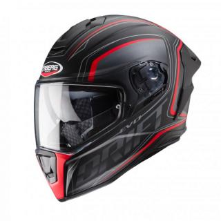 CABERG integrálna prilba, model drift evo integra (pinlock), čierno-sivo-červená