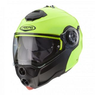 CABERG výklopná prilba, model droid hi vizion (pinlock), čierno-žltá fluo