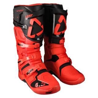 LEATT cross čižmy, model 4.5 Boot, červeno-čierne