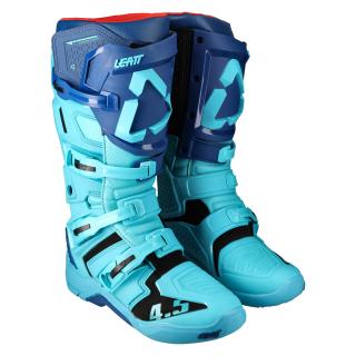 LEATT cross čižmy, model 4.5 Boot, tyrkysovo-modré