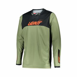 LEATT mx dress, model 4.5 Enduro Jersey Kaktus, zeleno-čierny