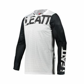 LEATT mx dress, model 4.5 X-flow, čierno-biely