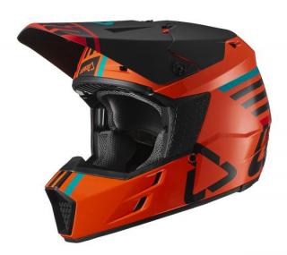 LEATT prilba, model GPX 3.5 V19.2, oranžovo-čierna