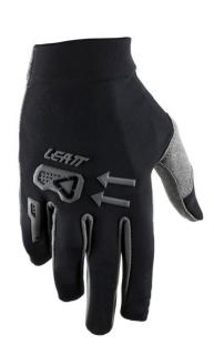 LEATT rukavice, model gpx 2.5 windblock, čierne