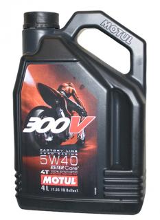 MOTUL olej 300V 4T FL ROAD RACING 5W40 4L