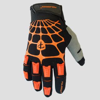 POLEDNIK rukavice, model Web mx, čierno-oranžové
