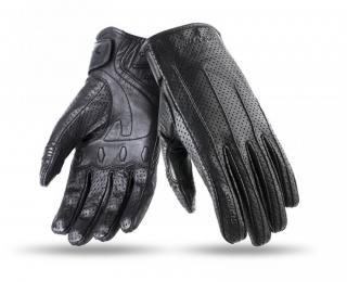 SEVENTY DEGREES kožené rukavice, model SD-C15 winter urban, čierne