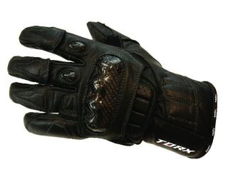 TORX kožené rukavice, model blade, čierne