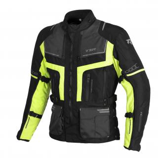 Bunda na motorku TXR Tracer čierno-sivo-fluo žltá Veľkosť: 3XL