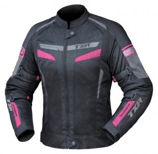 Dámska bunda na motorku TXR Alpine čierno-ružova Veľkosť: XL
