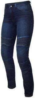 Dámské jeansy na motorku Ozone Agness II modré Obvod pása: W36, Dĺžka nohavíc: L30